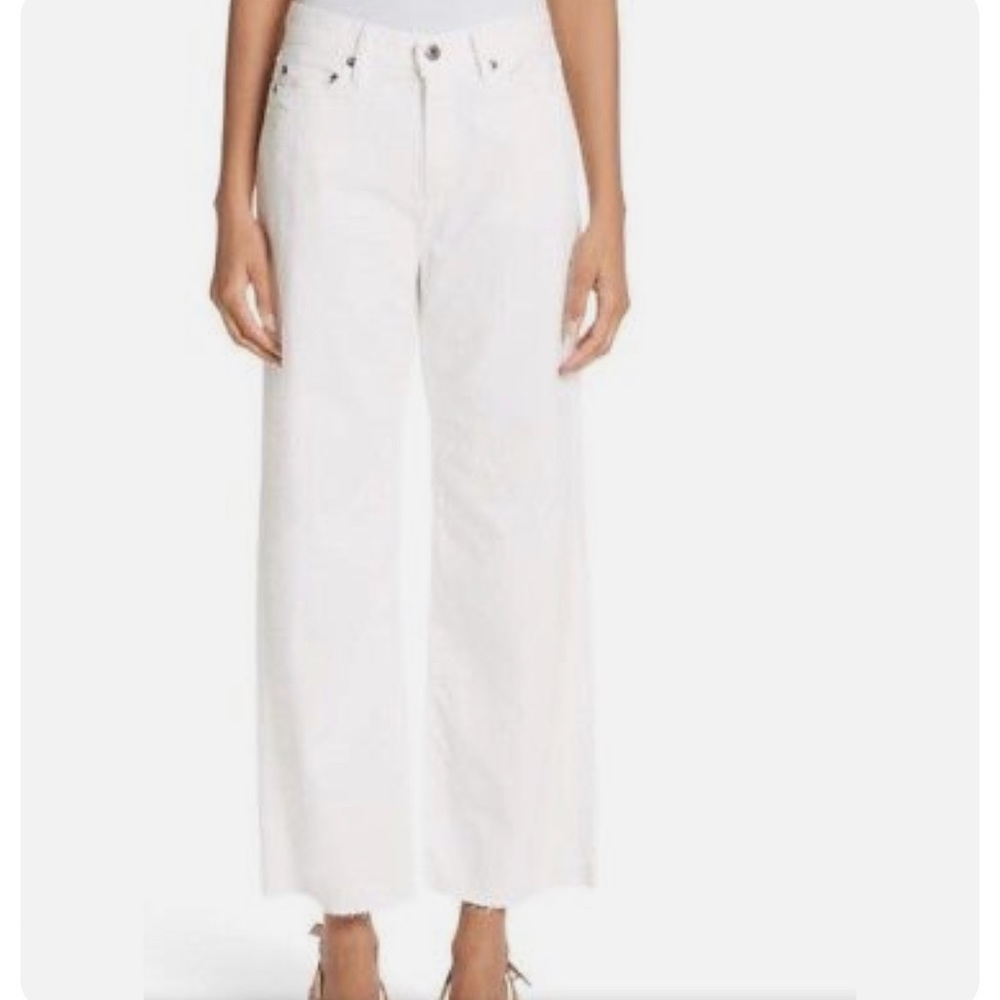 Simon Miller White Wide Leg High Rise Jeans Women’s Size 24
